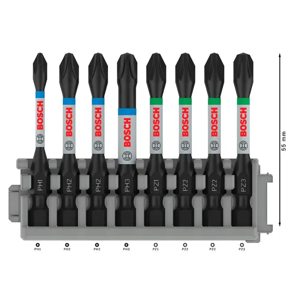 Jogo Bits Impact Control 50mm 8 unidades BOSCH — fotografia 5