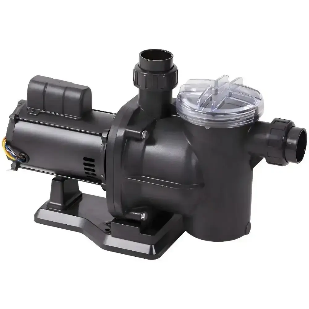 Bomba 1,0 CV mono IP21 com filtro 75.000 litros 1,0 CV sem areia para piscina Bluepool — fotografia 2