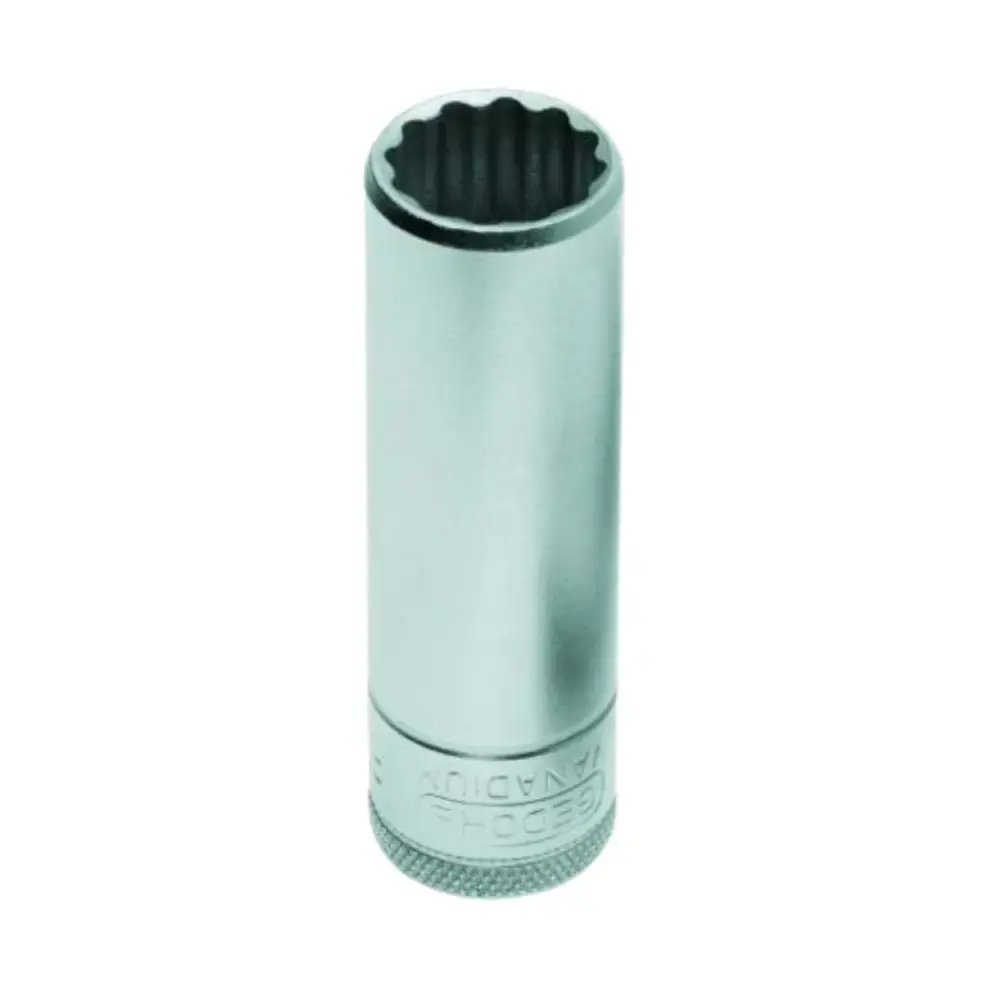 Soquete Estriado Encaixe 1/2 POL X 12 mm Longo D19L 015706 GEDORE — fotografia de referência
