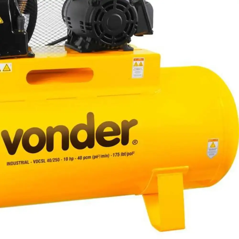 Compressor de ar VDCSL-40/250 10,0CV trifásico Vonder — fotografia 4