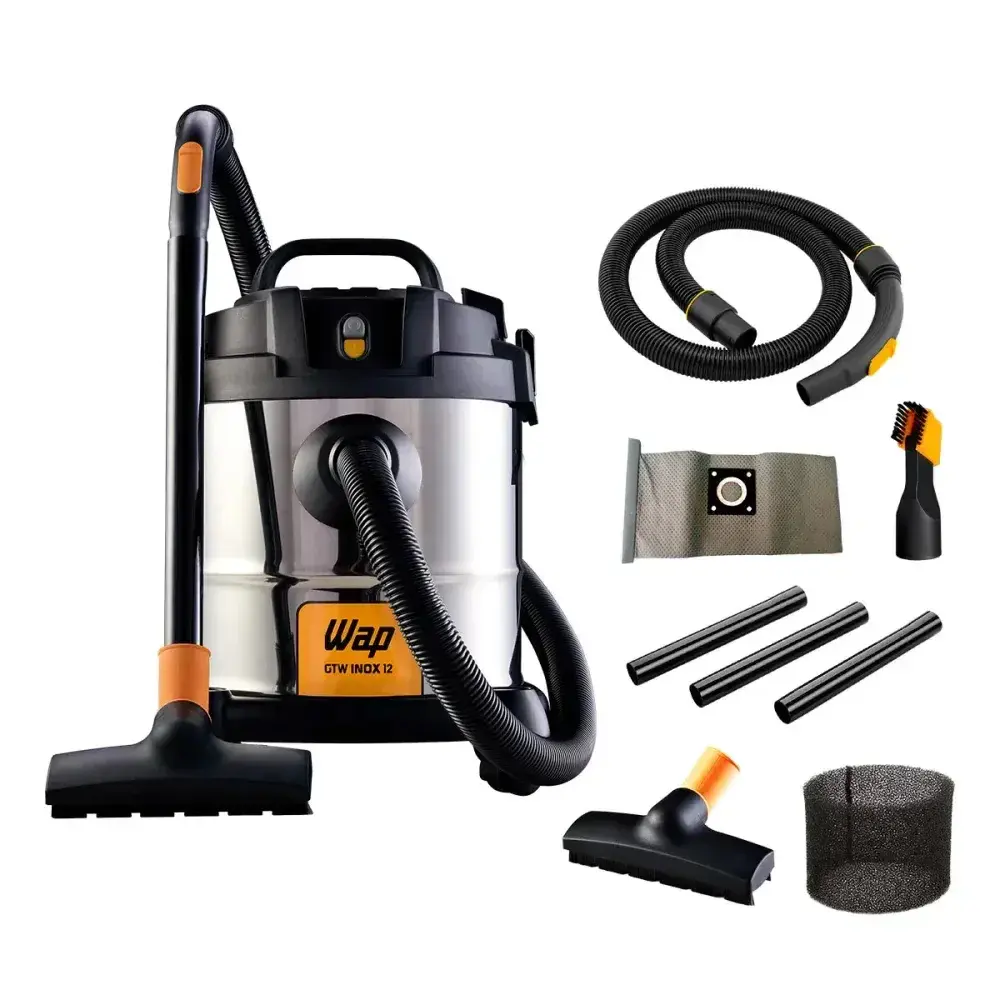 Aspirador pó/água gtw inox 12 bico múltiplo 1400W 220V Wap