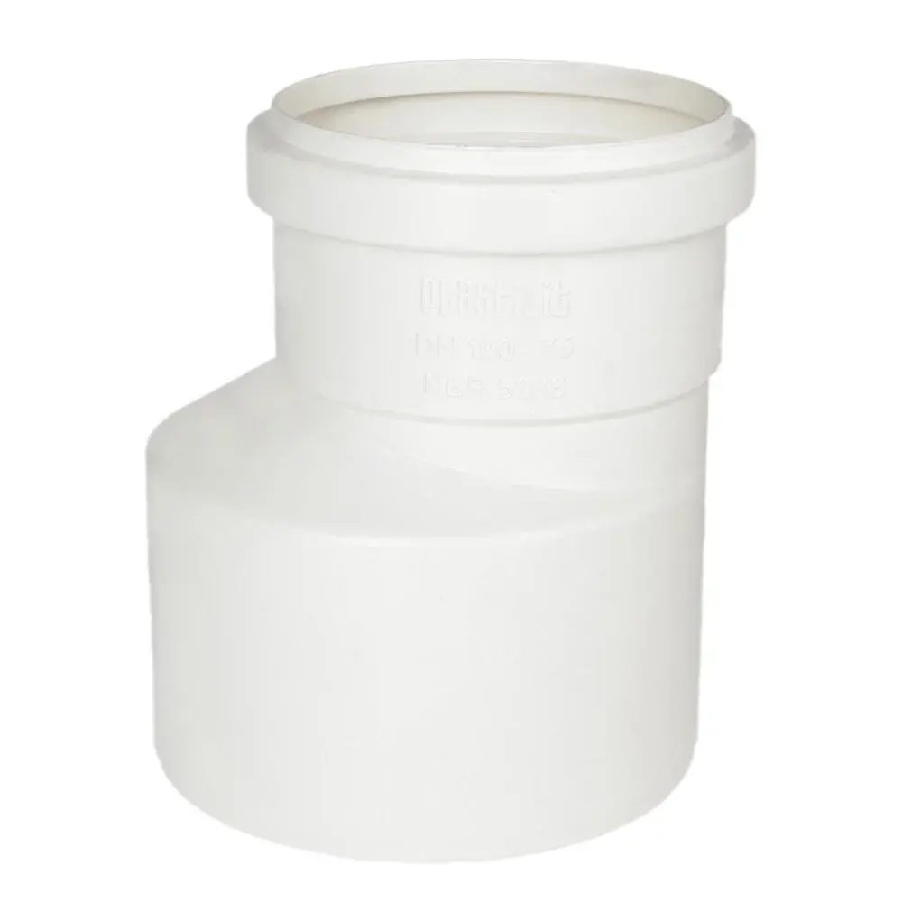 Redução excêntrica para esgoto 150X100MM da Plastilit