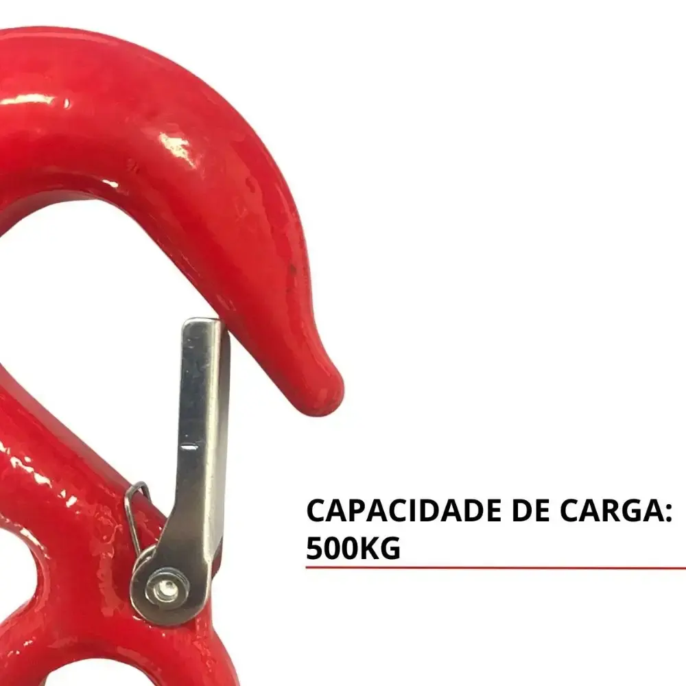 Gancho olhal de aço 500 KG com trava IWGOT500 ImportWay — fotografia 5
