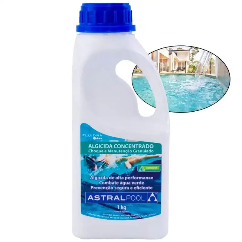 Algicida choque manutenção granulado para piscinas 210037T Fluidra