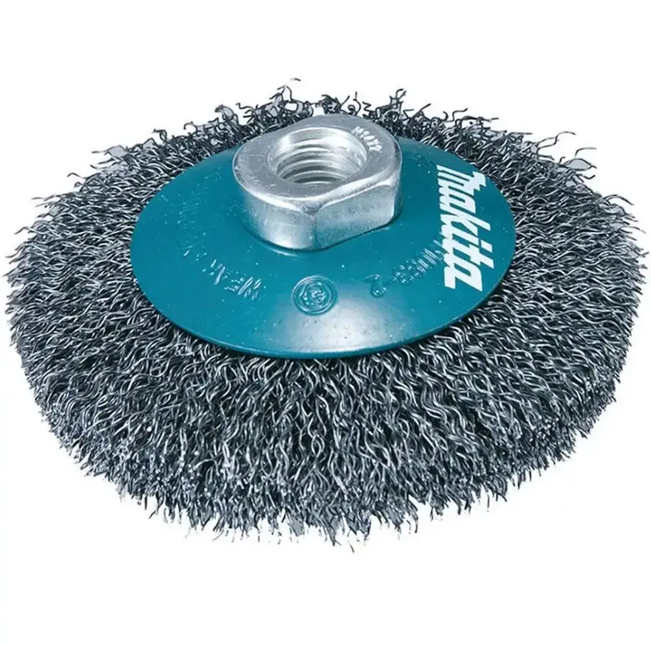 Escova circular côncava de aço ondulado 100MM Makita — fotografia de referência