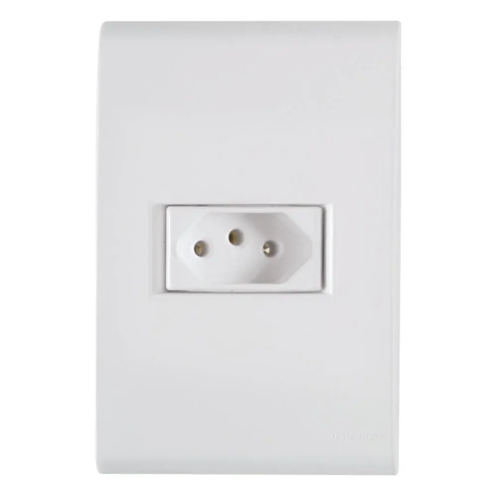 Tomada 4X2 3P liz 20 a 250 v branco Tramontina