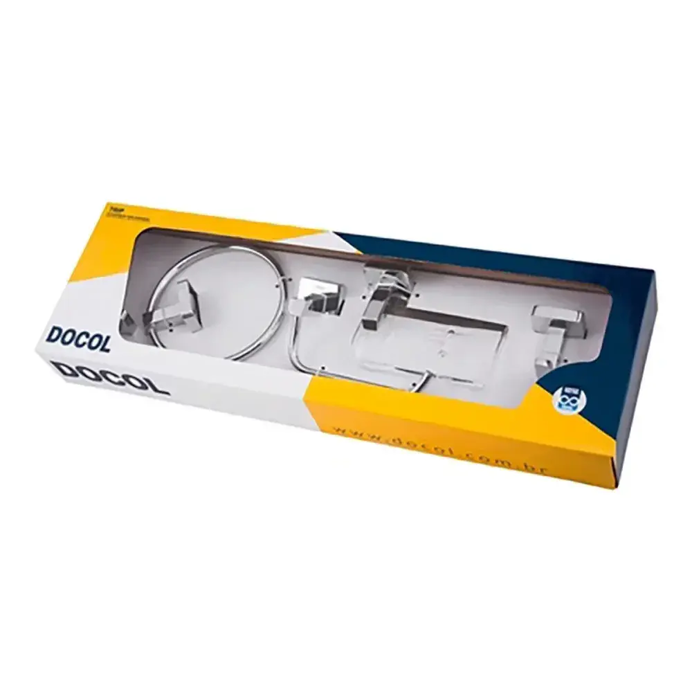 Kit de acessórios para banheiro com 5 peç Docol — fotografia 4
