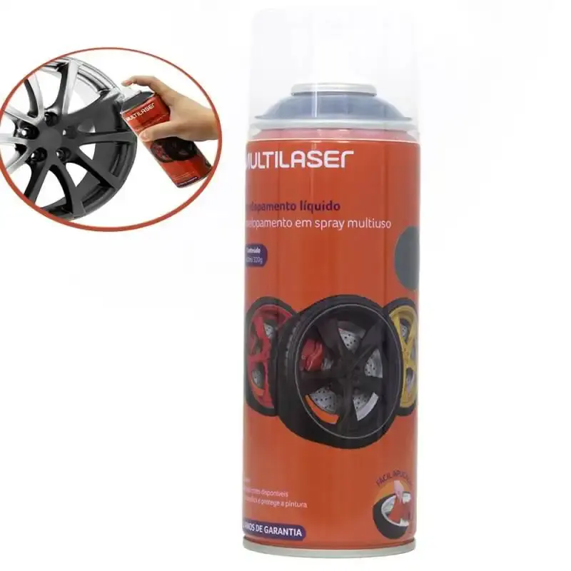 Spray de envelopamento 400ML liquido grafite AU429 Multilaser