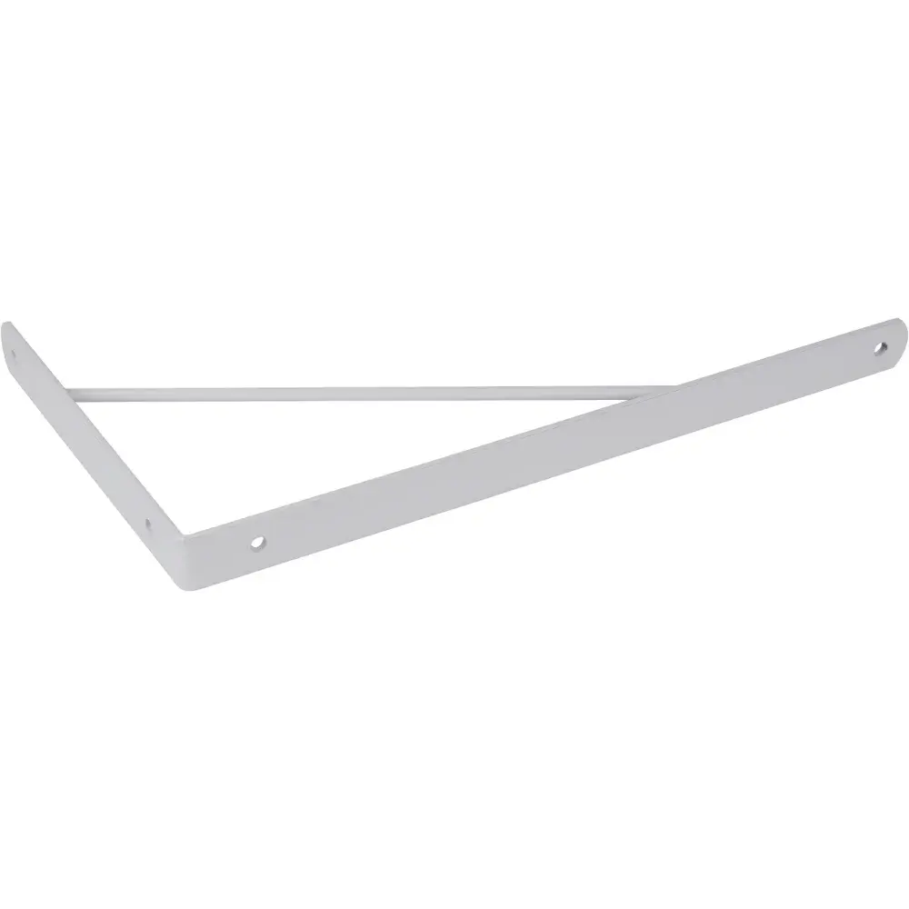 Suporte mão francesa eco reforçada 28CM branco Kala — fotografia 4