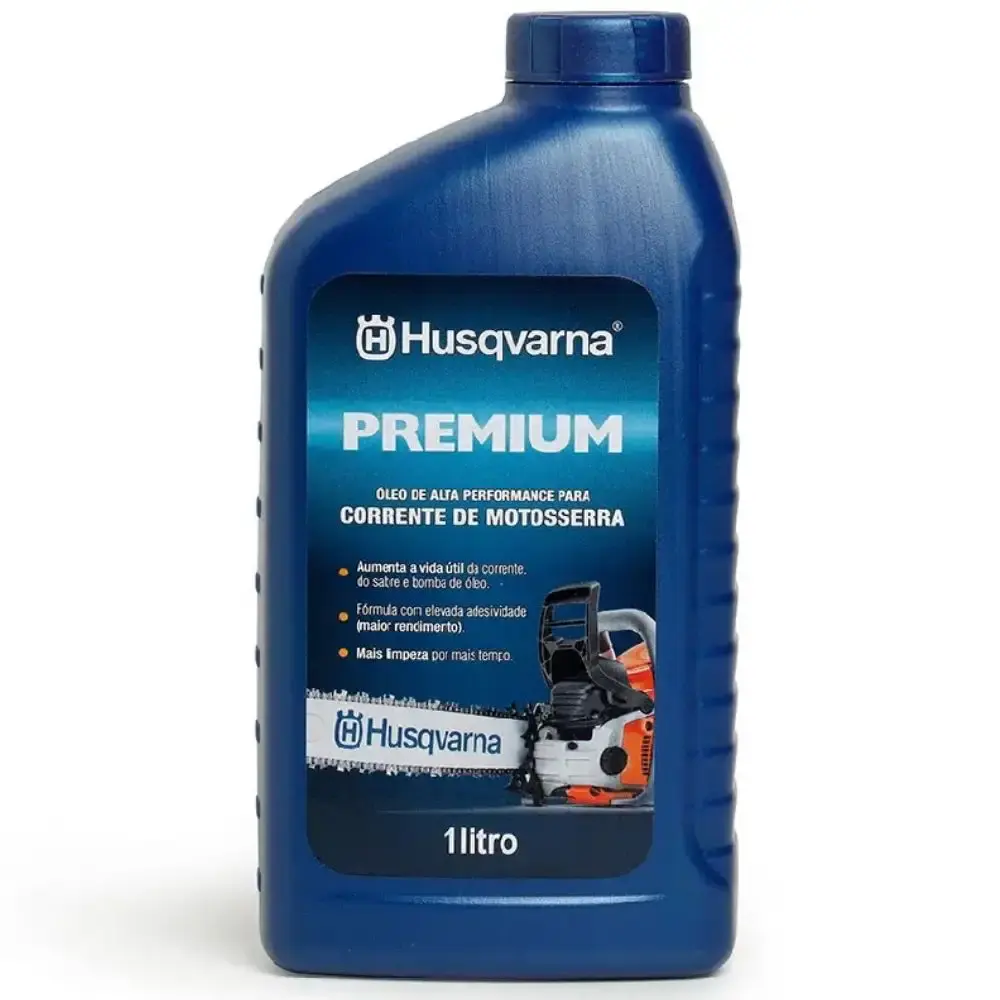 Óleo lubrificante para corrente de motosserra 1 litro Husqvarna — fotografia de referência