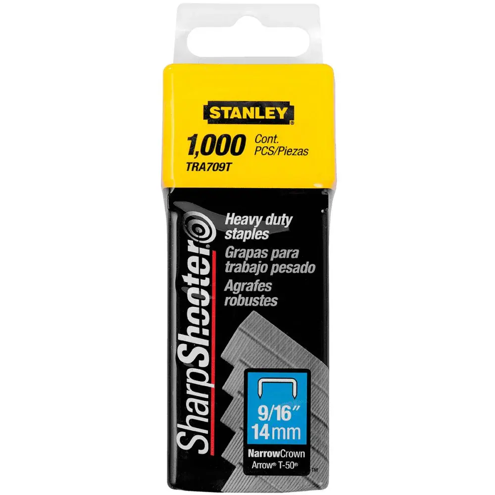 Grampos para trabalho pesado de aço 9/16 g Stanley