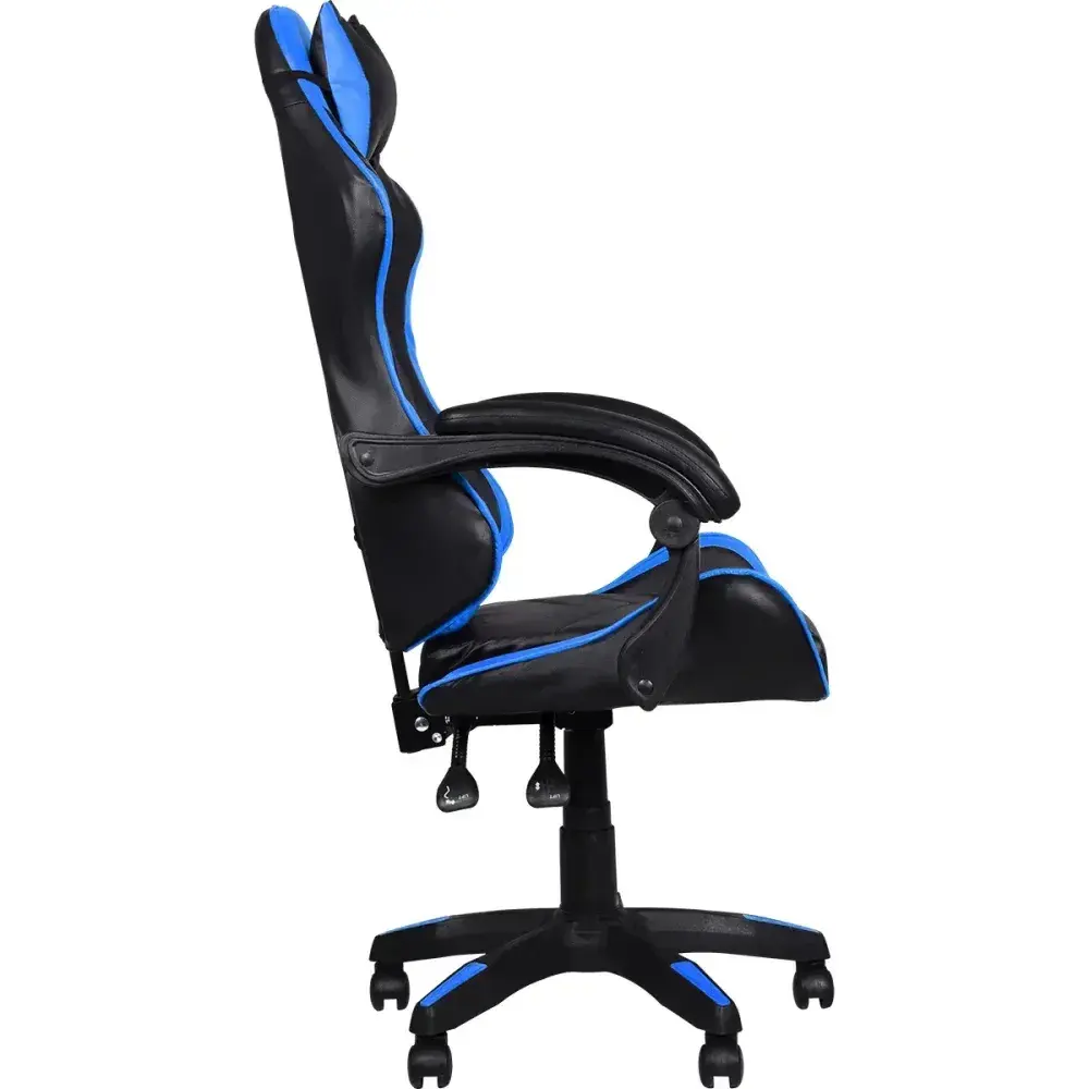 Cadeira gamer azul e preta 120KG Kala — fotografia 3