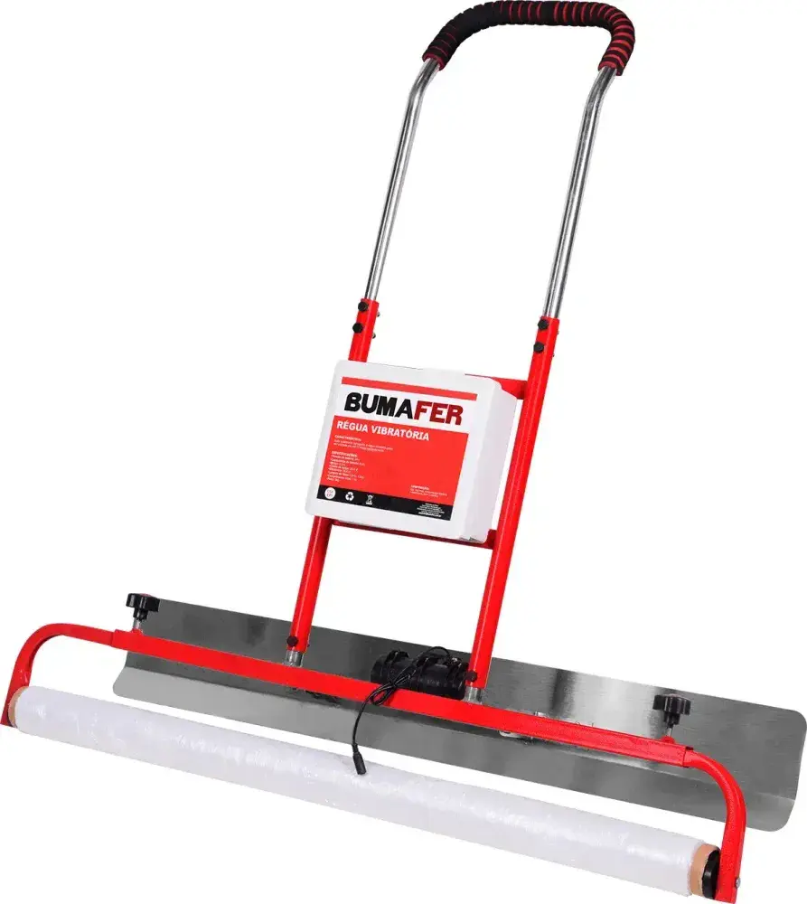 Régua vibratória para concreto 6AH 24V 9KG Bumafer — fotografia 6