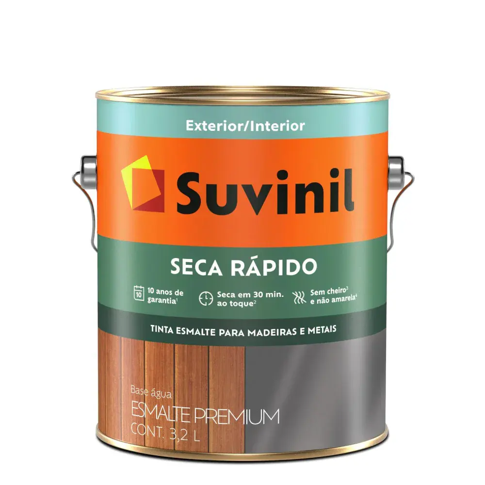 Esmalte seca rápido base brilho A2 3,2L suvinil Suvinil Selfcolor