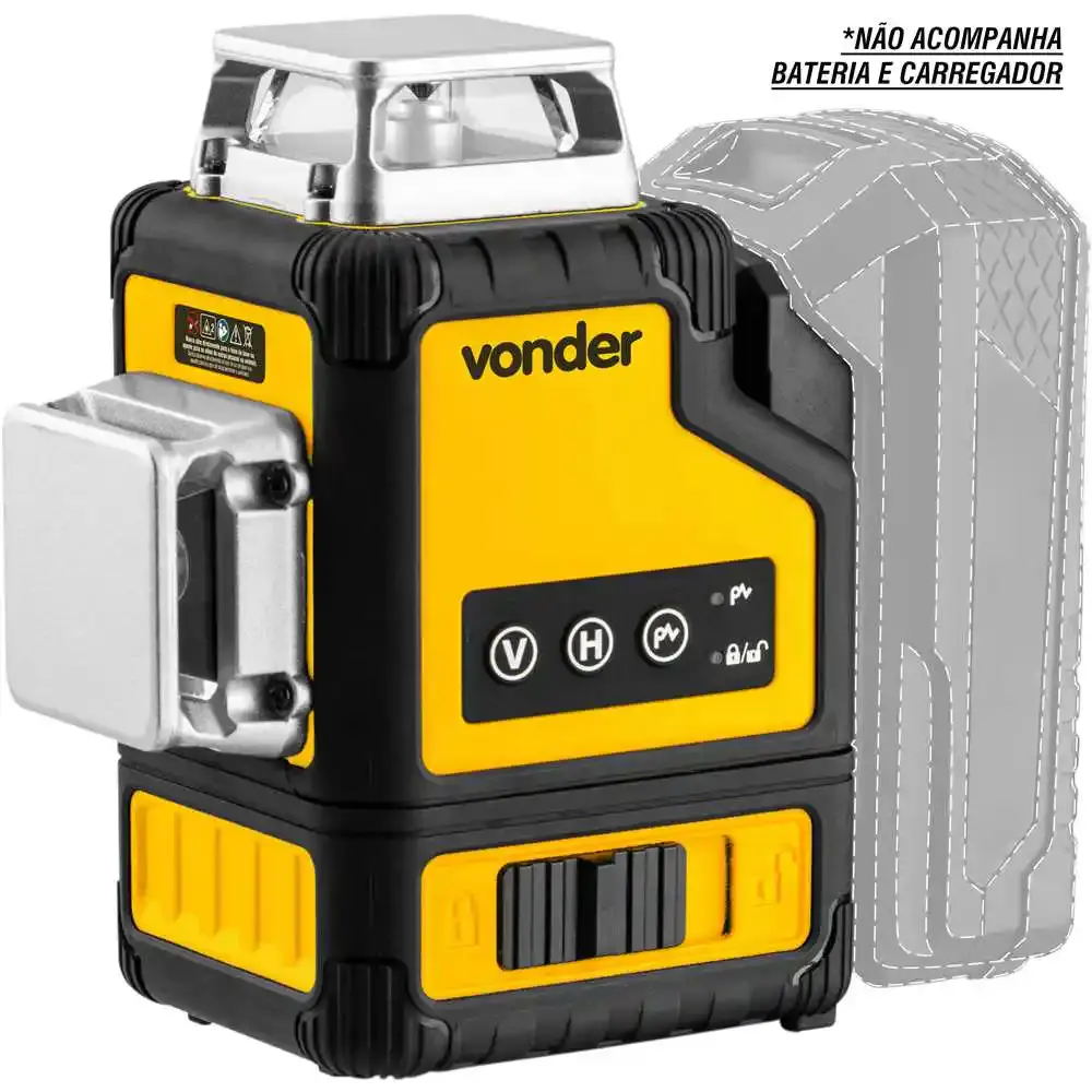 Nível a laser 30M 18V sem bateria e carregador INLV-1854 Vonder
