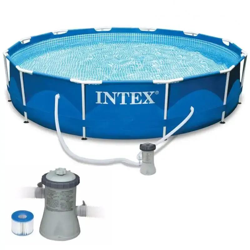 Piscina com Armação 6.503 Litros 366 x 76 CM com Bomba Filtrante INTEX 110 V