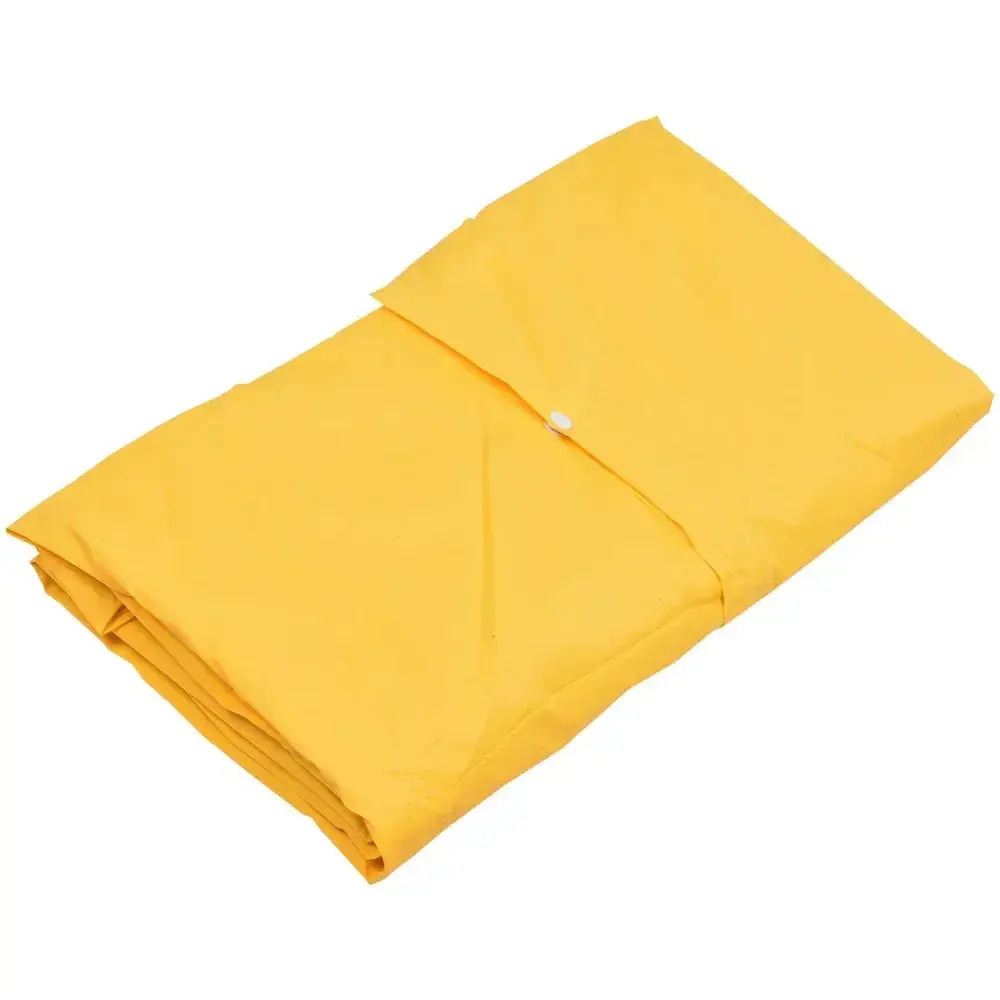 Capa de chuva amarela pvc com forro tamanho gg Worker — fotografia 9