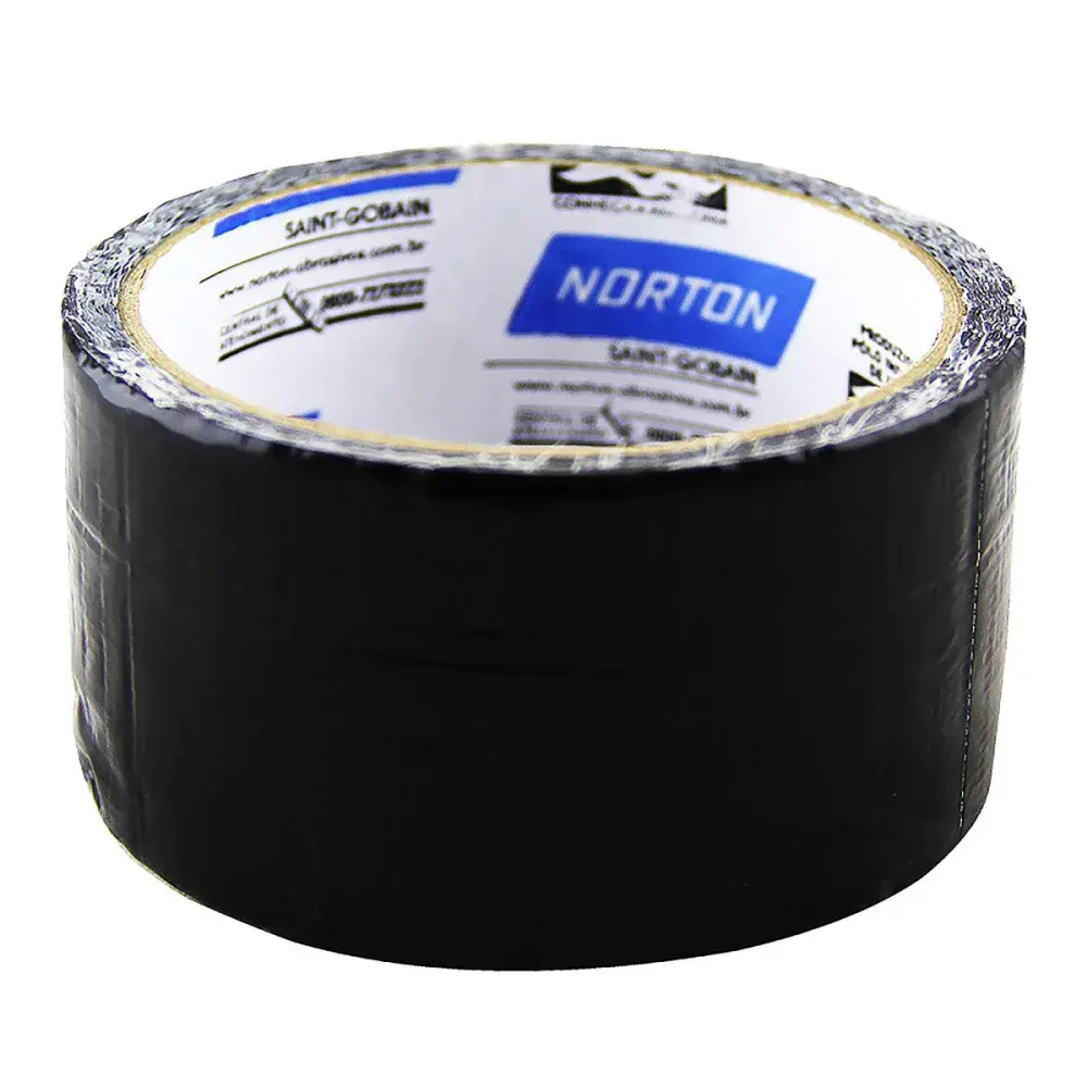 Fita silver tape para reparos em gerais preto 48MMX10M Norton — fotografia 2