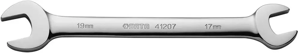 Chave fixa espelhada aço cromo vanádio 16X18MM Sata — fotografia 3