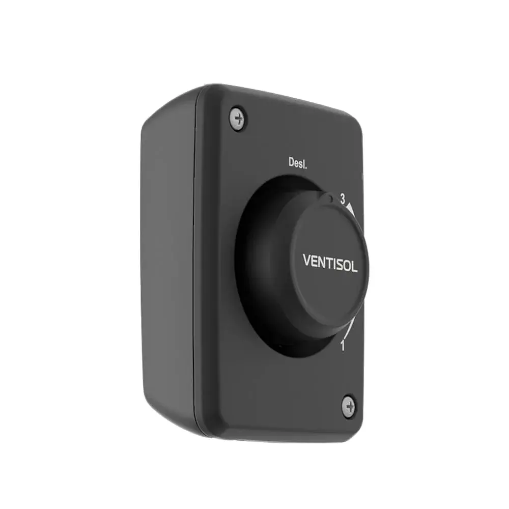 Ventilador de parede 50CM bivolt preto Ventisol — fotografia 6