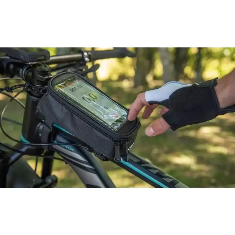 Bolsa porta-celular em poliéster para bicicleta Tramontina — fotografia 3