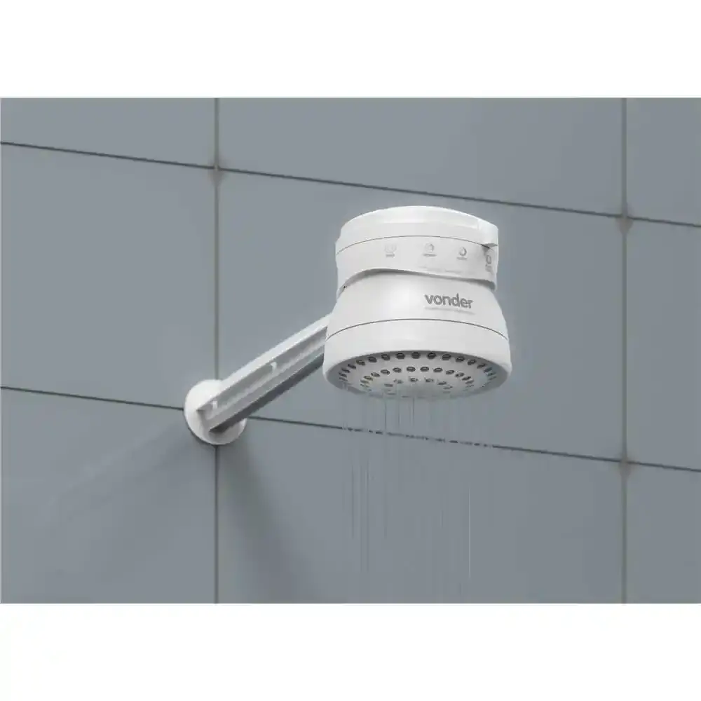 Ducha 4 temperaturas 5500W 127V branca Vonder — fotografia 9