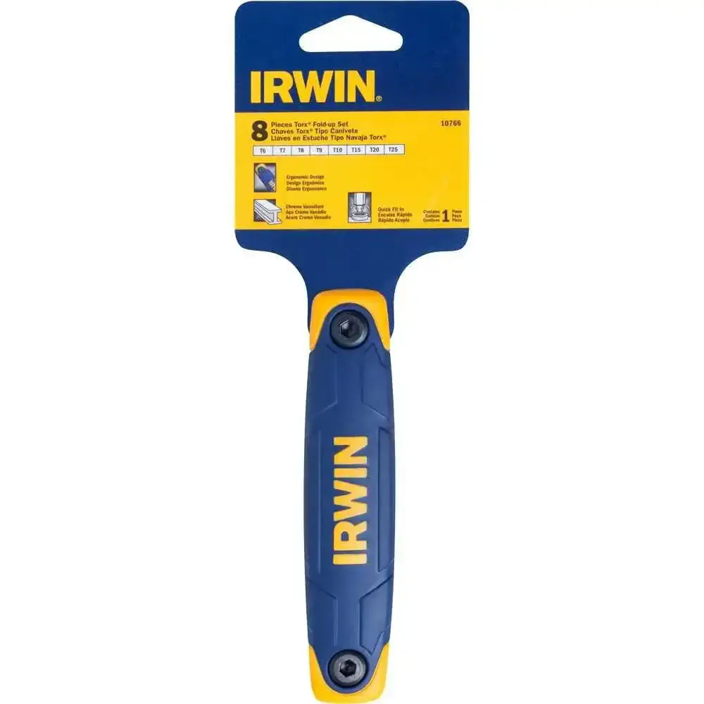Jogo de chave torx tipo canivete T6 a T25 Irwin — fotografia 2