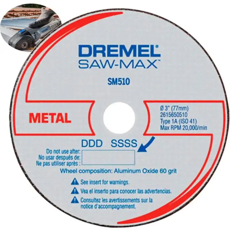 Disco de corte metais para Dremel SAW MAX DSM510 Dremel — fotografia de referência