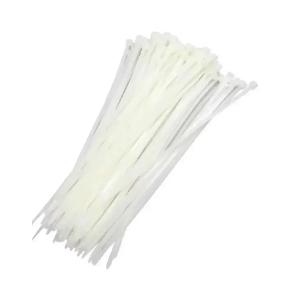 Abraçadeira de nylon 7,2X400MM branca 50 peç Worker — fotografia 3