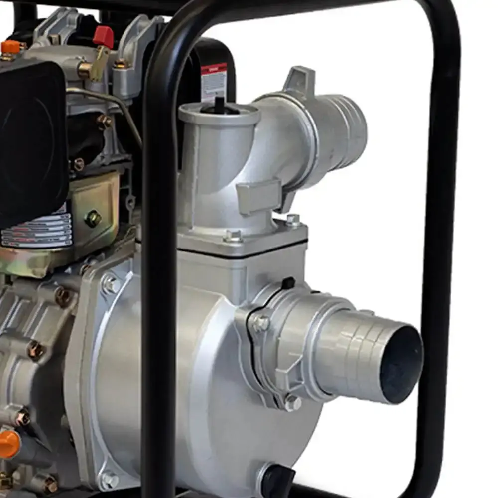 Motobomba a diesel 7 HP auto escorvante 3 POL TDWP80SXP Toyama — fotografia 2