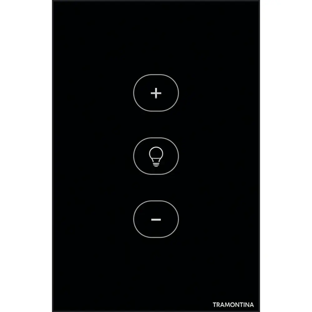Dimmer touch smart wifi preto da Tramontina — fotografia 4