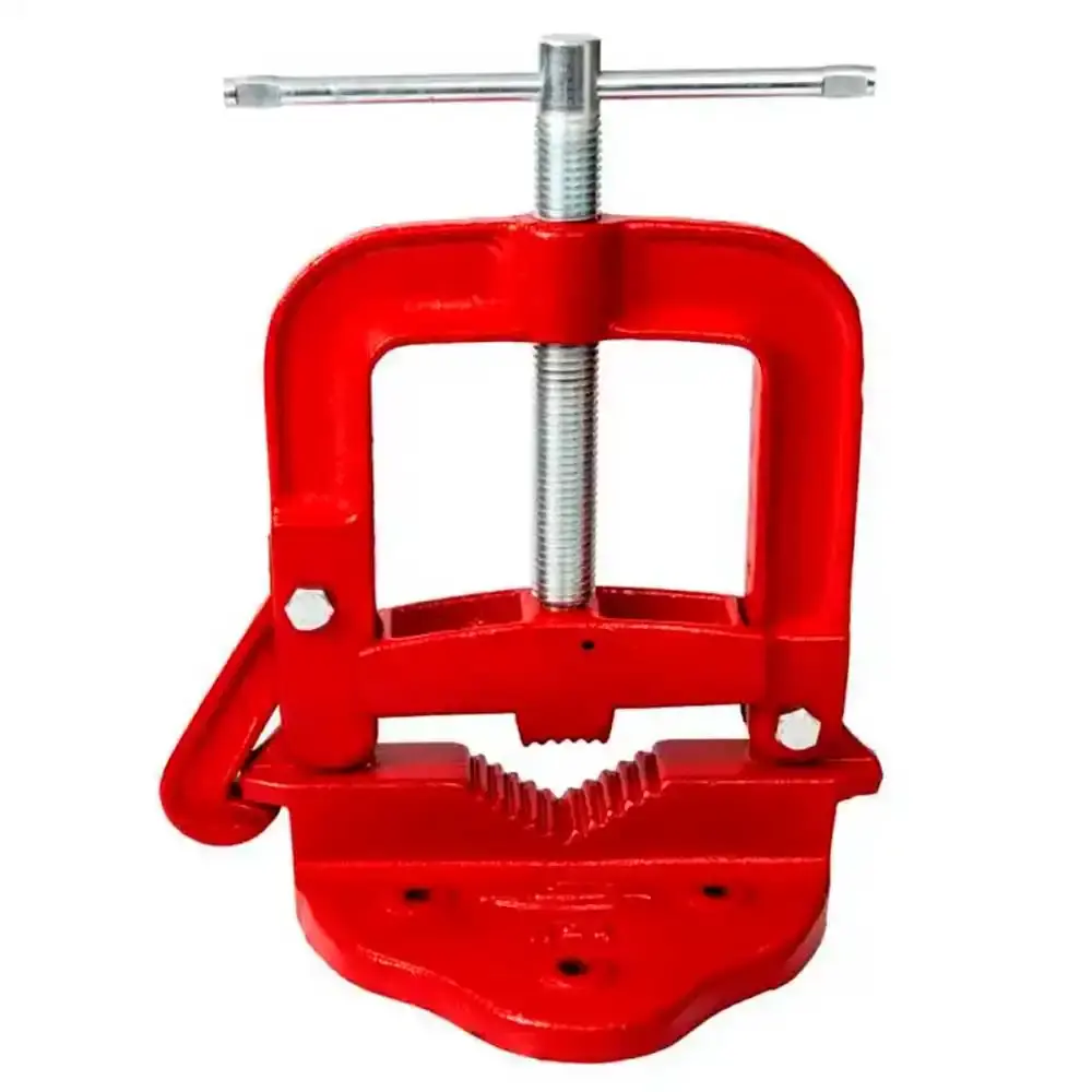 Morsa torno para encanador fixo n° 3 abertura máxima 76.2 MM Metalsul