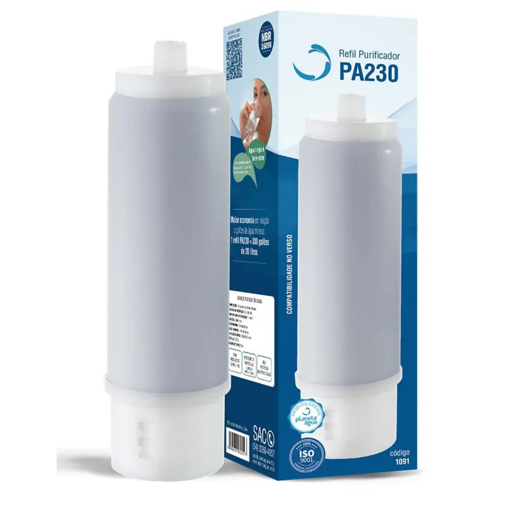 Refil filtro PA230 planeta agua compativel diversos