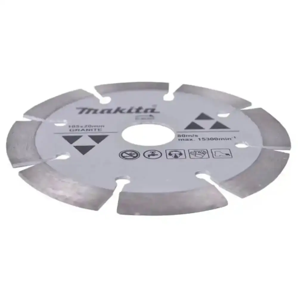 Disco de corte diamantado 4.1/8 polegadas 105 MM para granito D-44351 Makita — fotografia 4
