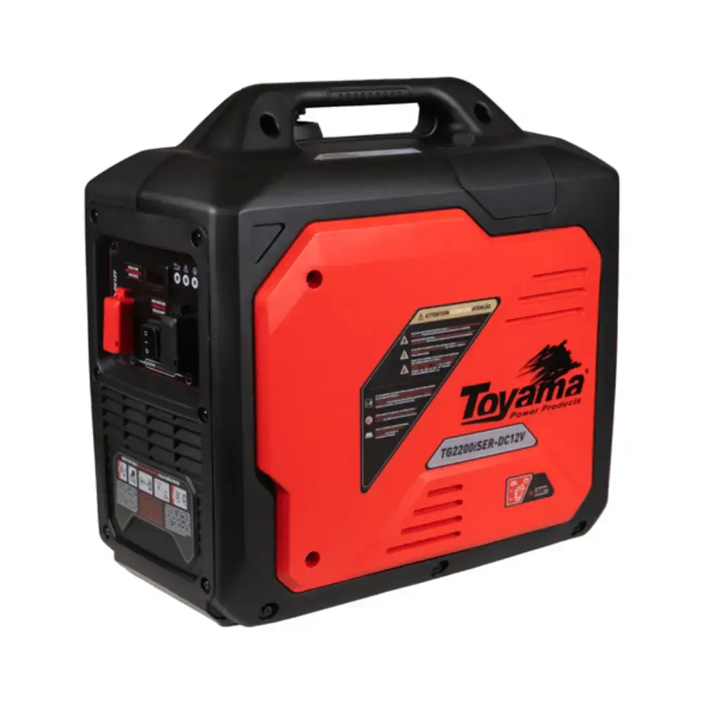 Gerador a gasolina 1,3 KW 1,3 KVA TG2200ISER-DC12V Toyama — fotografia 5