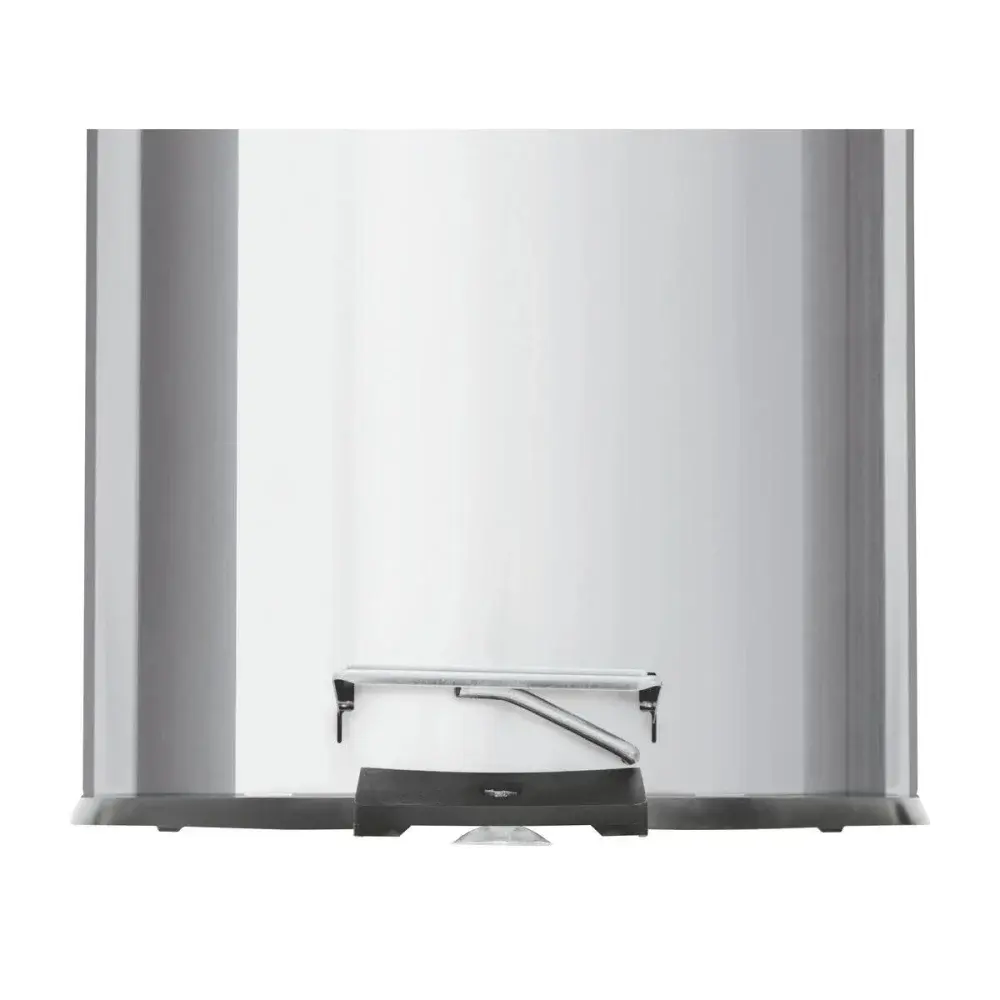Lixeira aço inox polido com pedal 20L Tramontina — fotografia 3