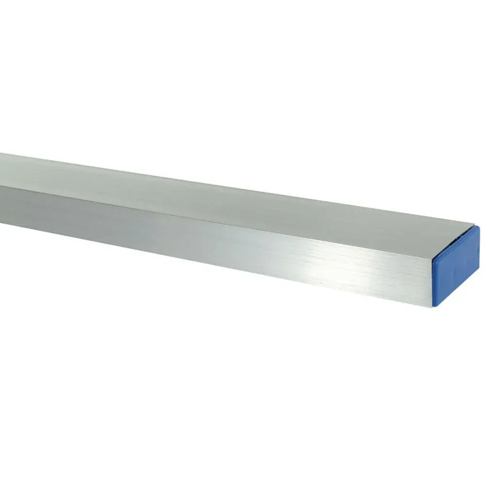 Régua para pedreiro em alumínio lisa 47X23MM 2M Kala — fotografia 3