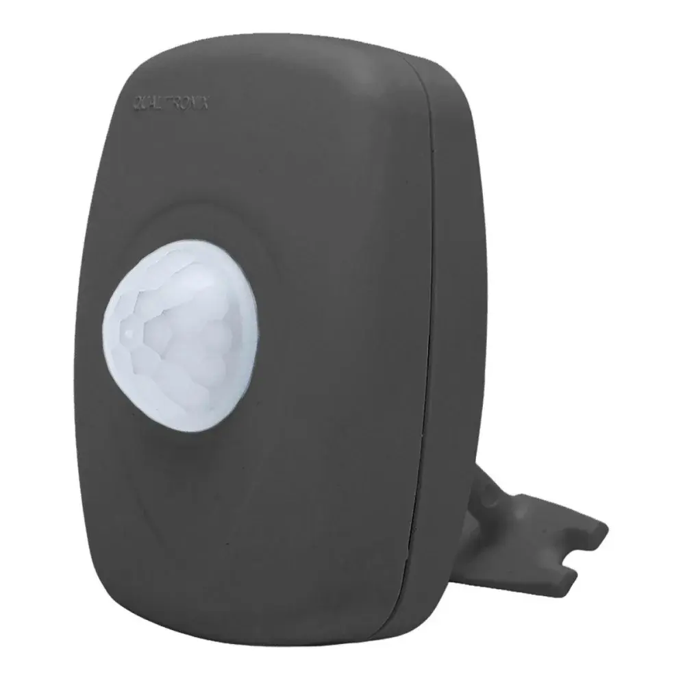 Sensor de presença sobrepor QA23MP com lente 360° bivolt preto da Qualitronix