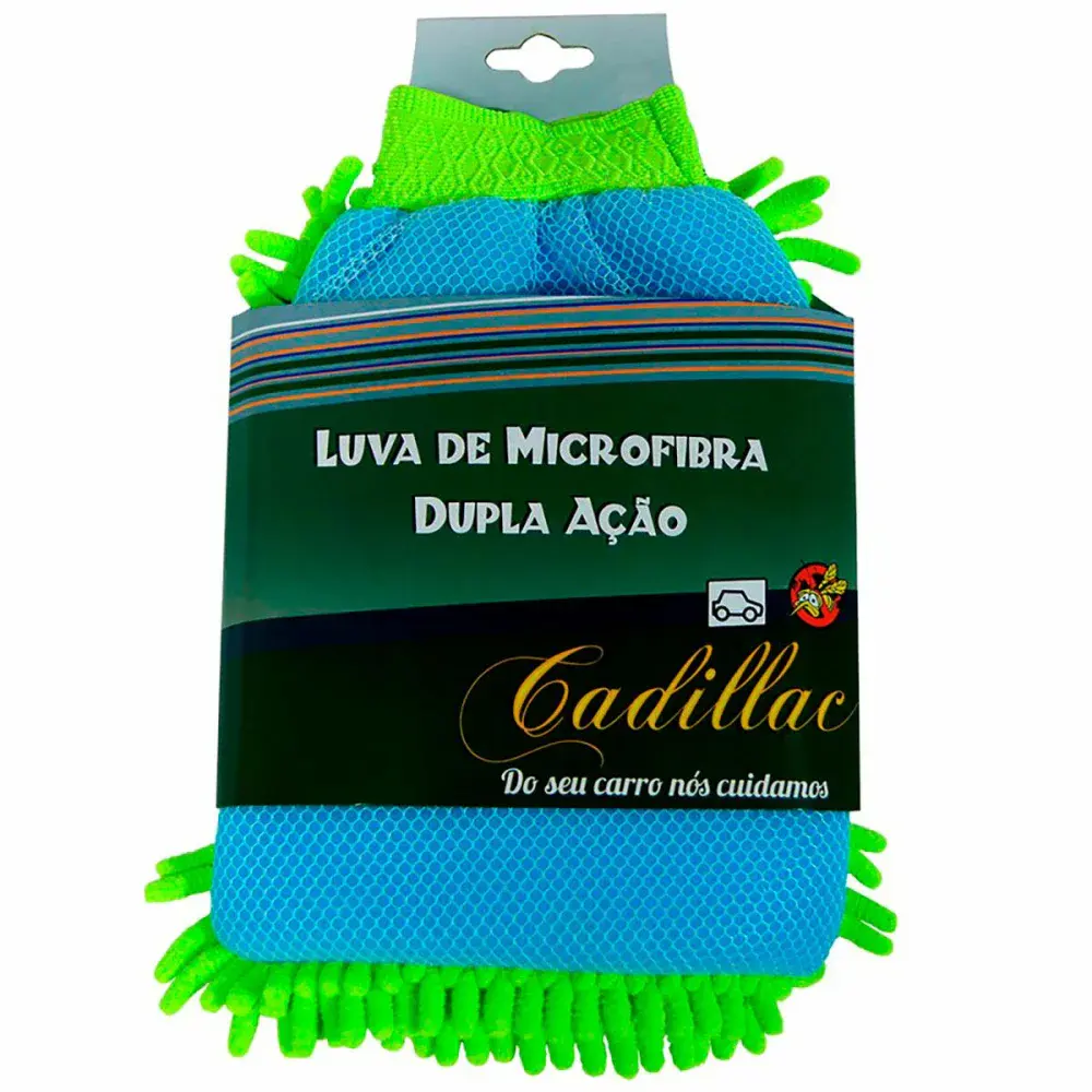 Luva de microfibra dupla ação remove insetos Cadillac
