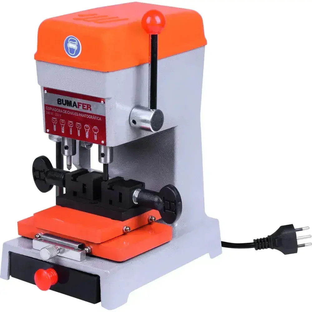 Máquina copiadora de chaves pantográfica 180W 220V Bumafer — fotografia 9