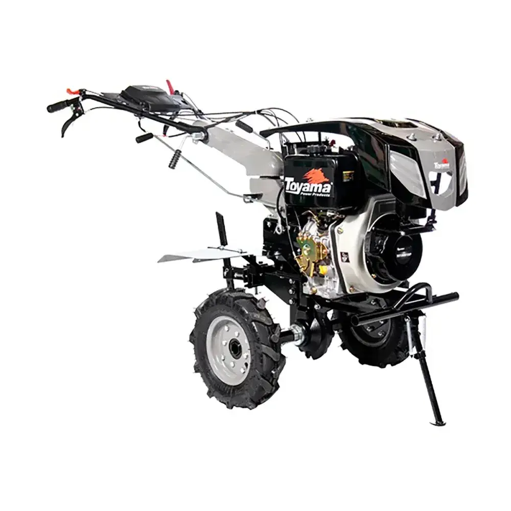 Motocultivador a diesel 4T 5,5L 418CC 11HP Toyama — fotografia 7