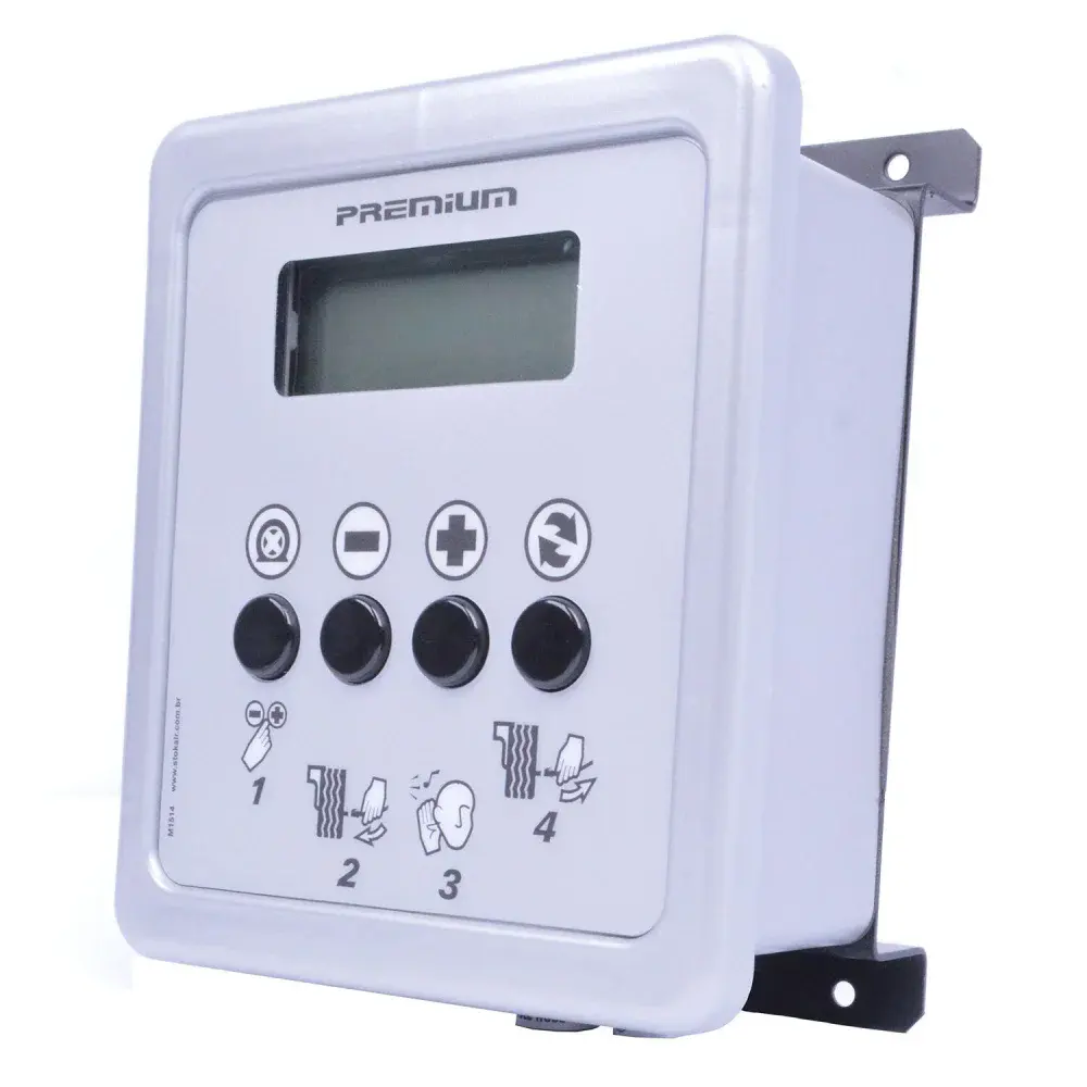 Calibrador de pneus digital com mangueira 8M 220V stok air — fotografia 4