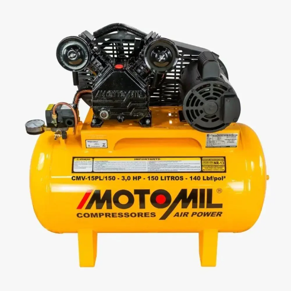 Compressor de ar CMV-15PL/150 127/220V MotoMil — fotografia 2
