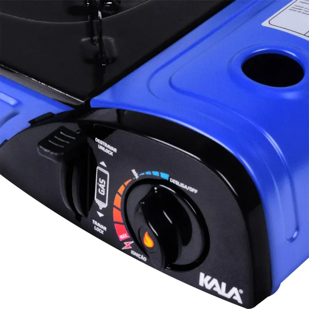 Fogareiro compact azul a gás Kala — fotografia 5