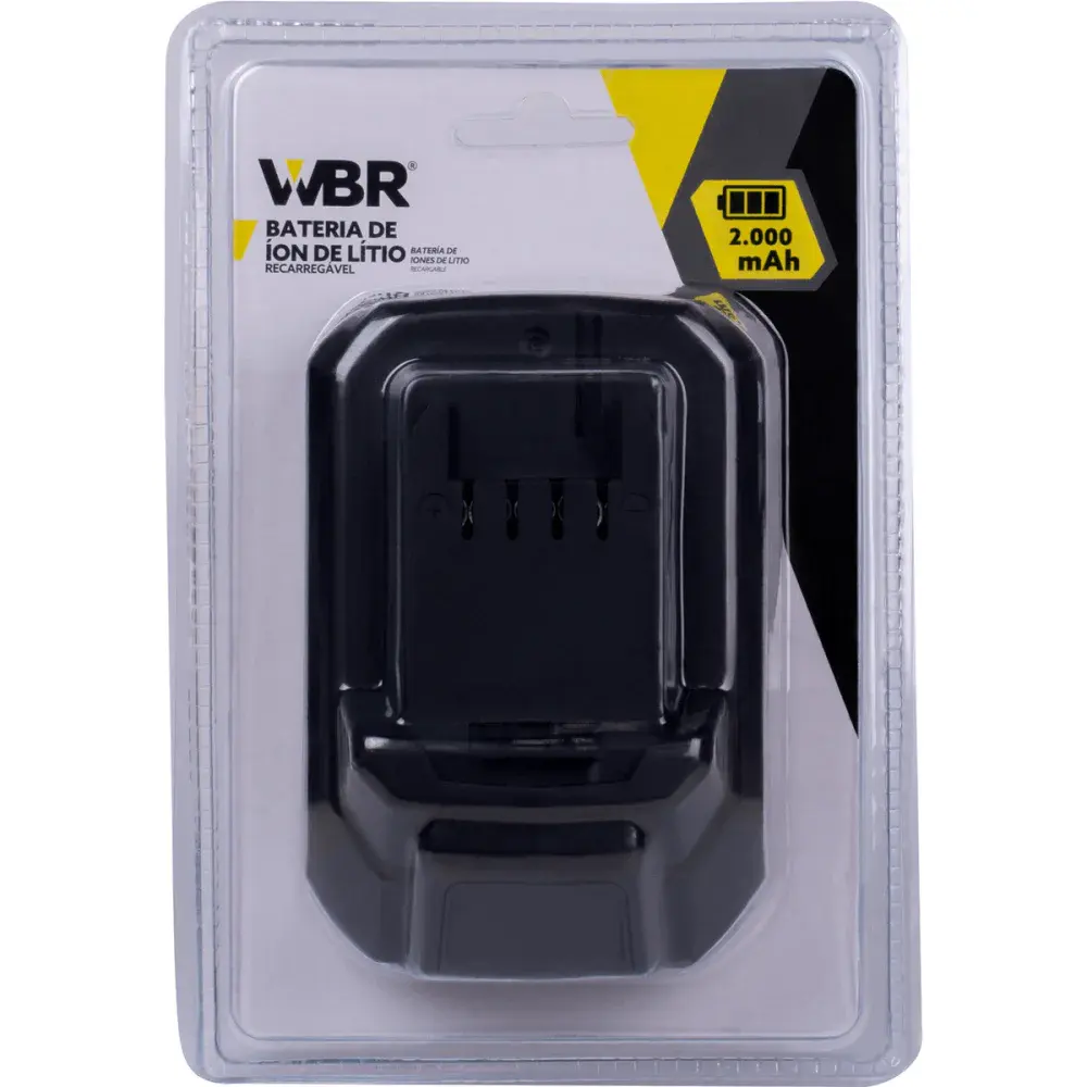 Bateria intercambiável de ion lítio 20V 2000AH WBR — fotografia 7