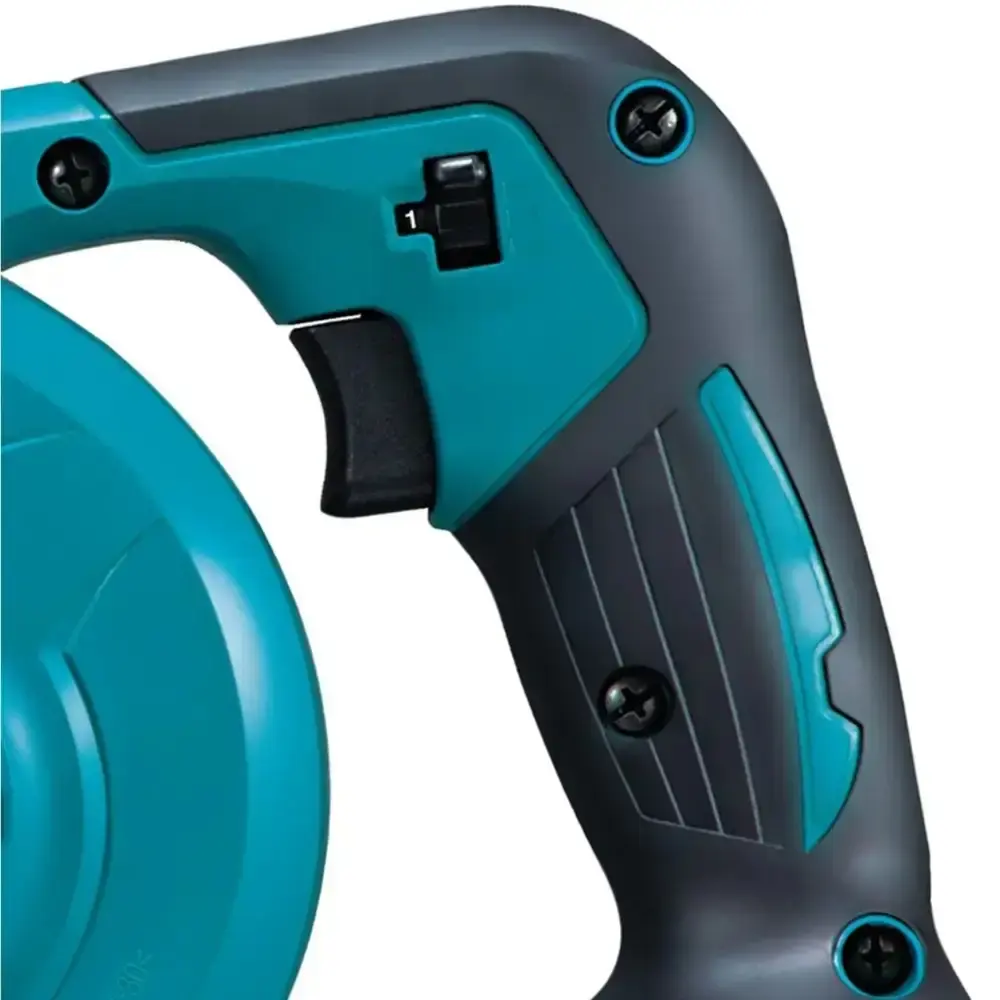 Soprador de folhas 18V DUB186Z com 4 baterias 5AH e carregador bivolt Makita — fotografia 5