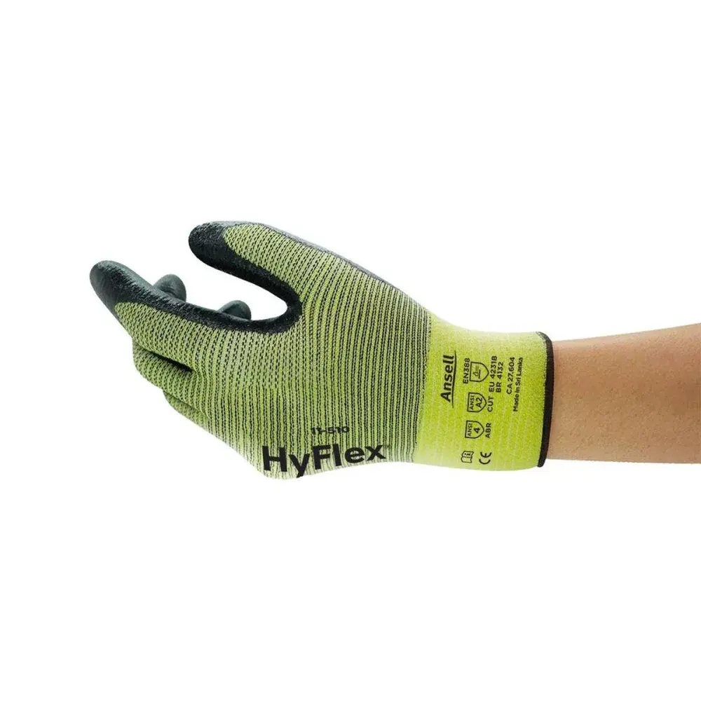 Luva res cort hyflex 11-510 t 09 CA27604 Ansell