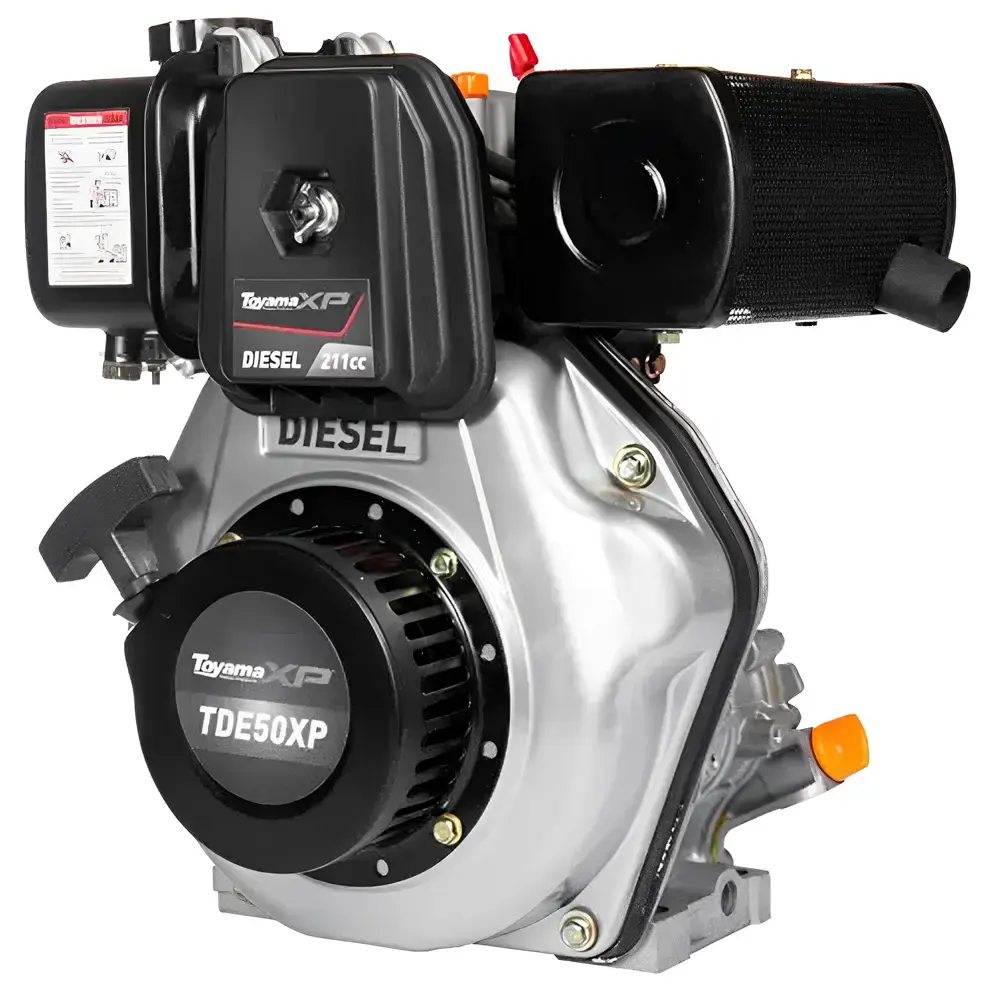 Motor diesel 5,0 HP partida manual TDE50XP Toyama — fotografia 3