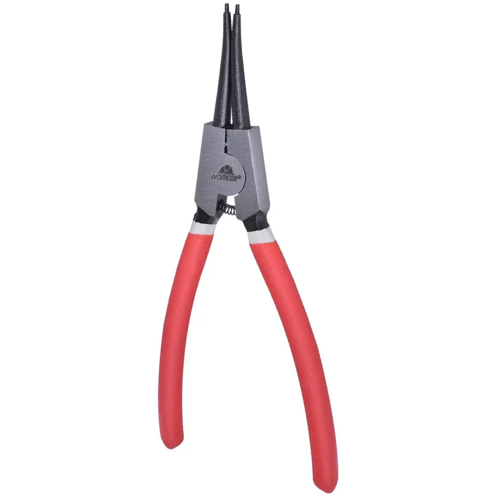 Alicate para anel bico reto externo 7” 20842 Worker — fotografia 5