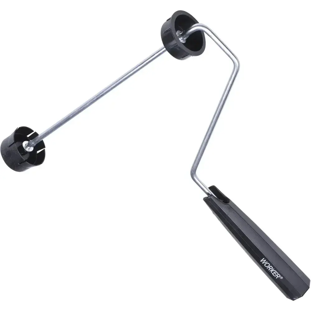 Garfo suporte preto sem gaiola para rolo de pintura 23CM Worker — fotografia 4